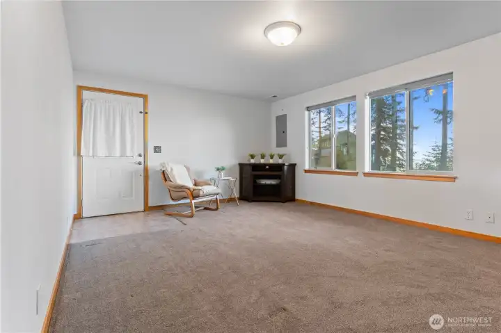 Downstairs Great Room With Exterior Access And Private Patio with Great Views!