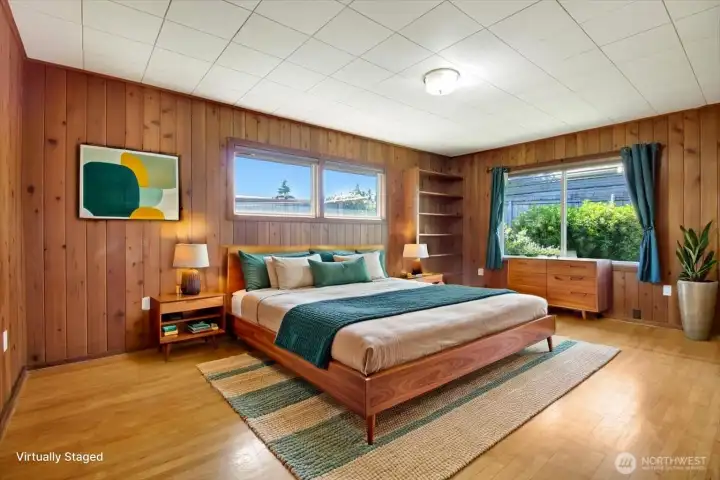 Virtual staging of bedroom #2. Virtual staging of bedroom #2.