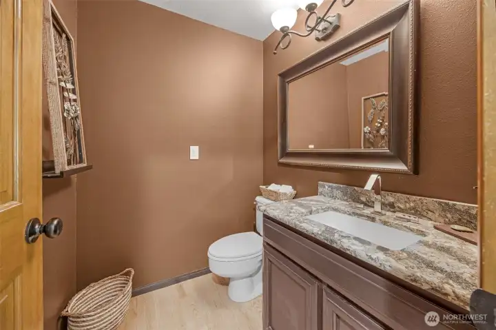 Main floor powder room.