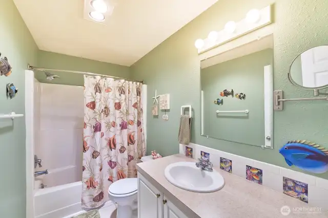 Full bathroom downstairs.