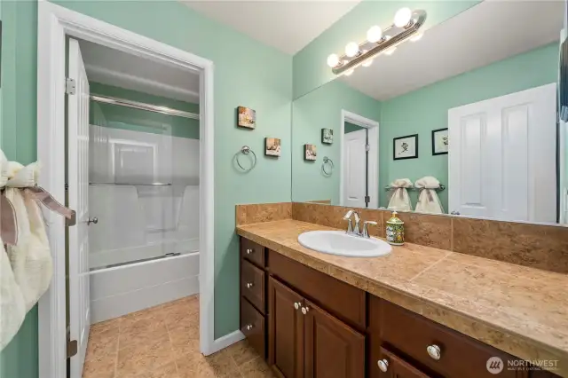 Main Bath on upper level