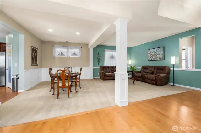 Formal Living room and large Dining room