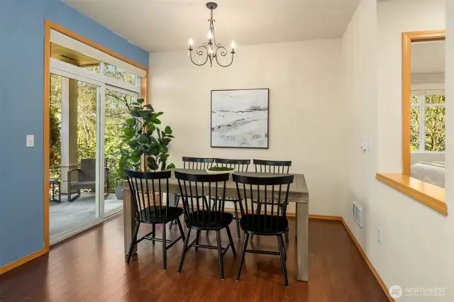 Dining Area w/ Access to Private Patio