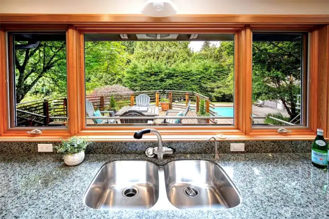 Gaze upon your private park each day!