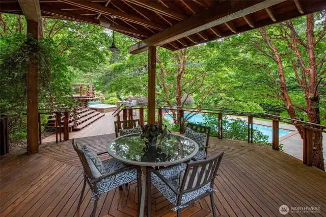 Covered deck to use all year 'round!