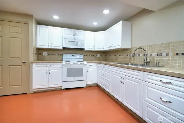 Second kitchen on the lower level.