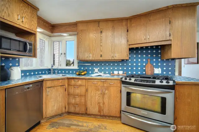 The kitchen is solid, but ready for a refresh.