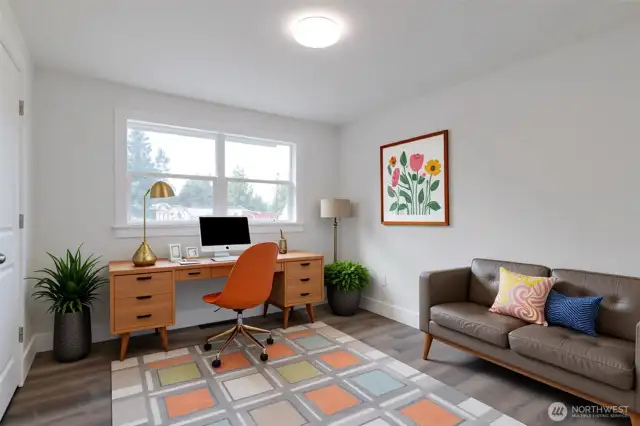 Virtual Staging Guest bedroom/office