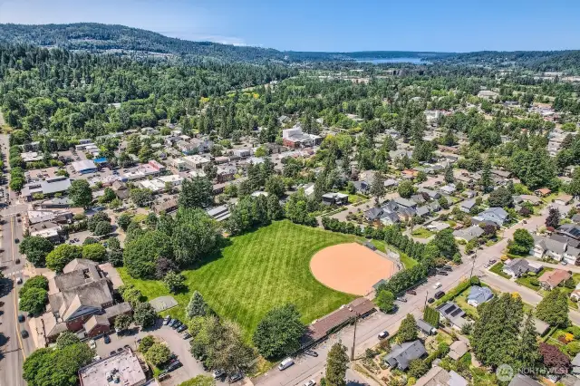 Blocks away from the historic Veterans’ Memorial Field Park, Fire Station, and Library - there is no shortage of access to public services.