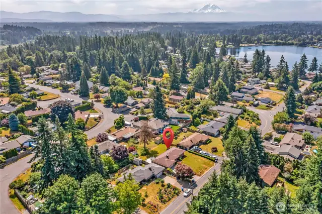 Great location by Lake Meridian, just in between Covington & East Hill!