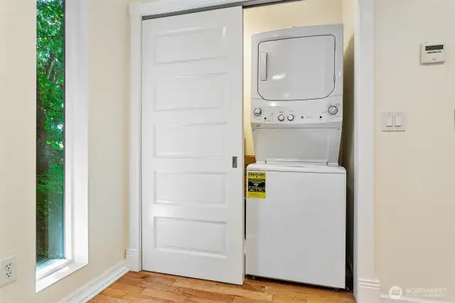 Laundry closet and storage