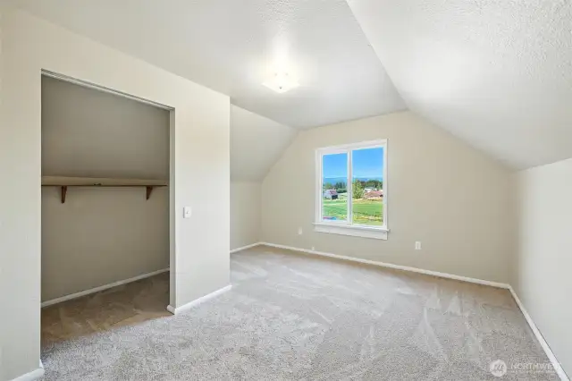 New carpet in upstairs bedrooms.