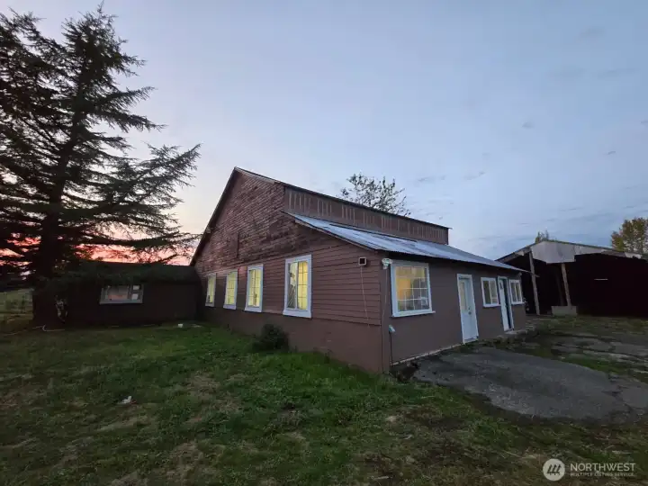 Large shop with upstairs, it's own septic tank and wifi booster. Everything you need for an easy ADU. Fresh exterior paint this year!