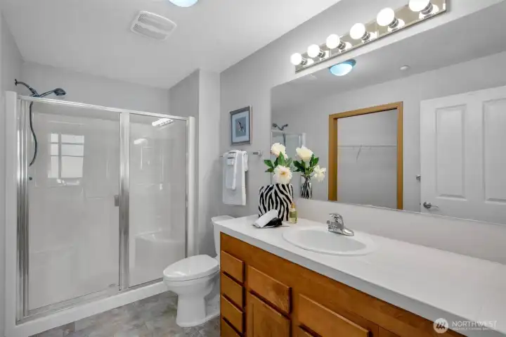 Primary bathroom.