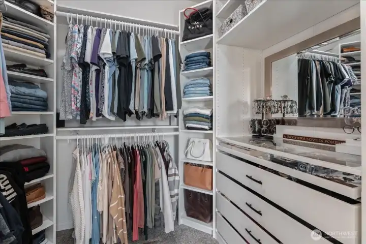 Walk in closet off Primary Bedroom.