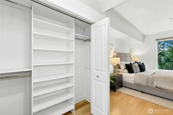 Plenty of closet space