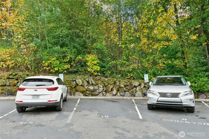 2nd parking space located in the Monohon parking lot