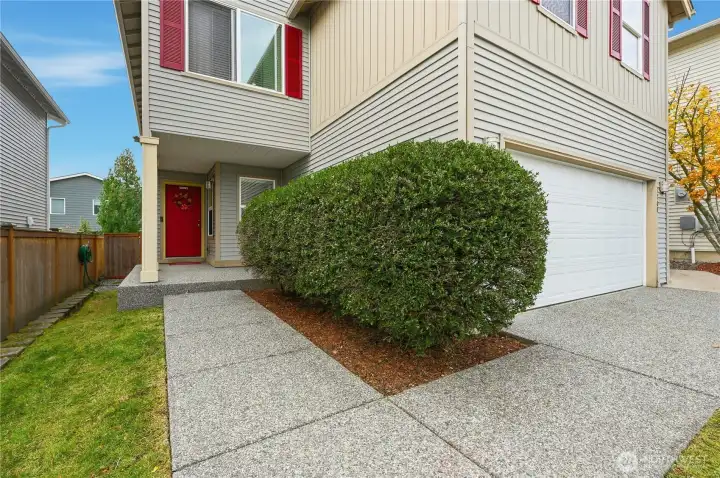 Nice Wide Entry Walkway into Your Home or Enter Through the Garage