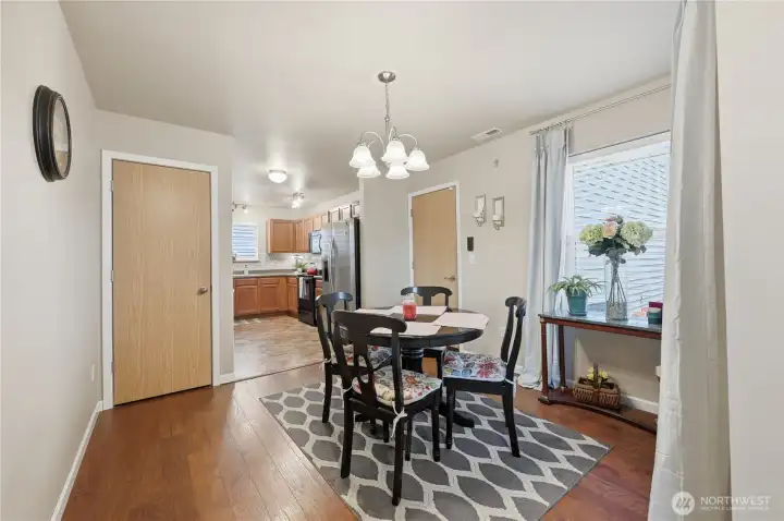 Open Floor Plan, Light and Bright Too.