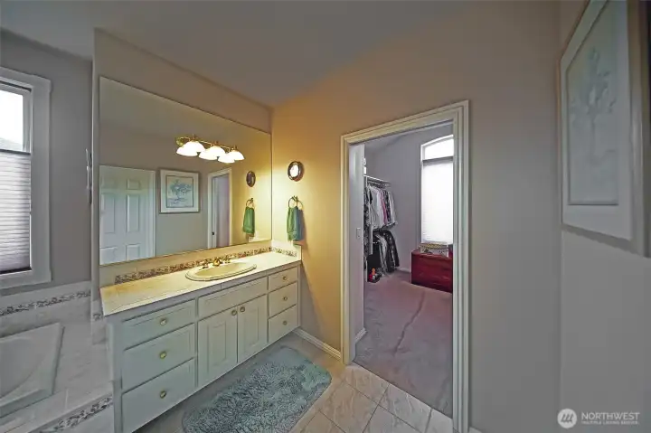 View to huge walk in closet