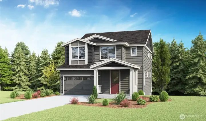 Exterior Elevation of a similar homesite