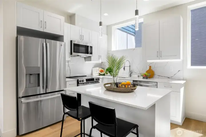 Photo of Staged Model Home, this home is not staged.