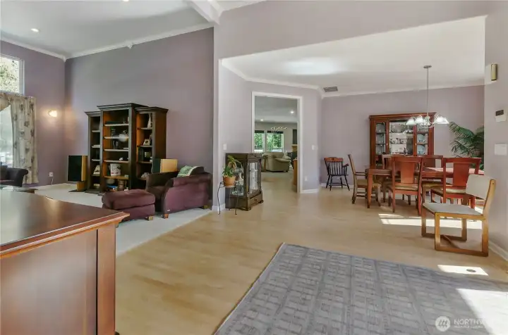 Impeccable solid hardwood floors