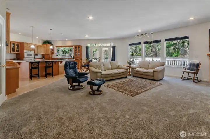 Every day living room had carpets replaced in the last couple years