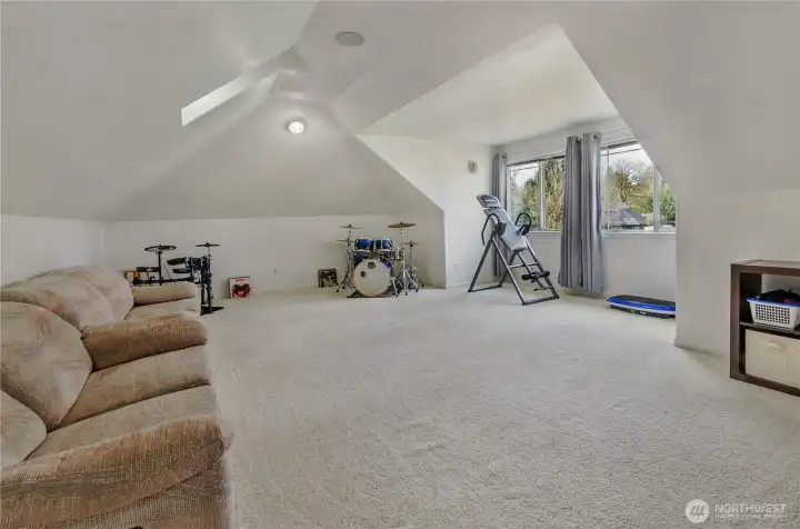 peek-a-boo glimpse of Black Lake from these windows!