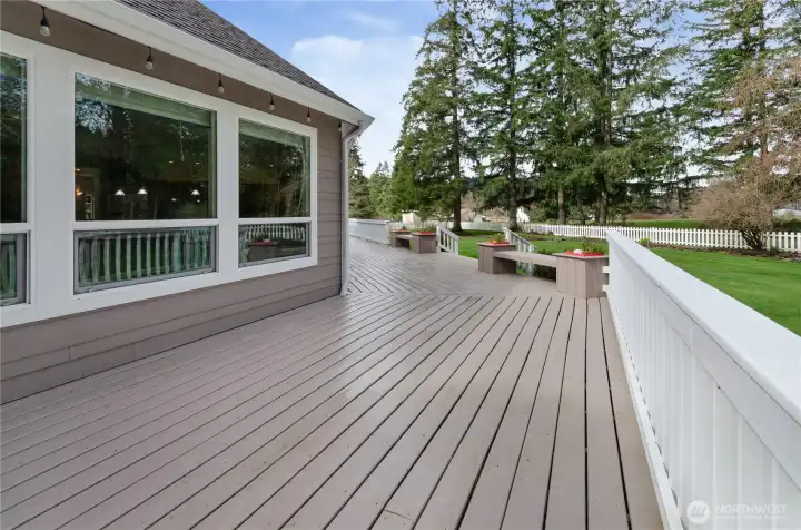 Porch wraps around 3 sides of this nearly 3700 sqft home