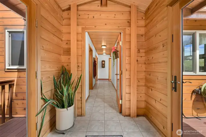 Inviting entry.
