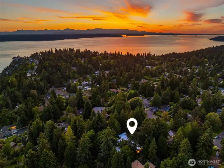 Welcome to the Pacific Northwest with this Nature sanctuary in the charming town of Normandy Park.