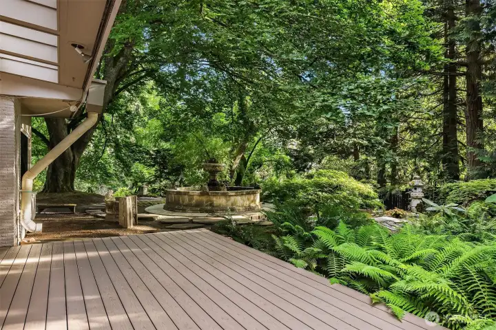 Another view of the deck off the dining & kitchen