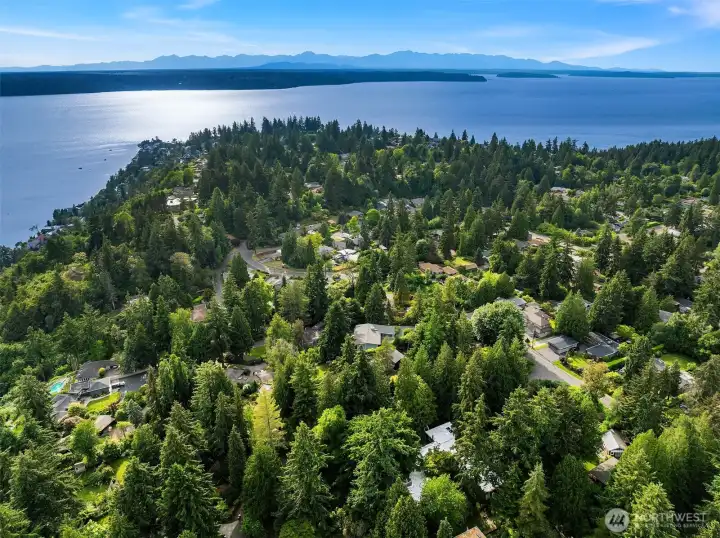The property within easy distance to Three Tree Point