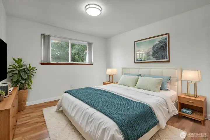 Bedroom 2, virtually staged