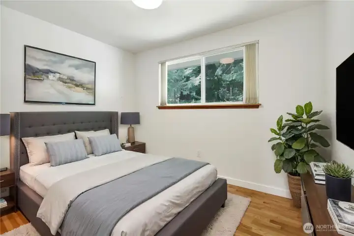 Bedroom 3, virtually staged