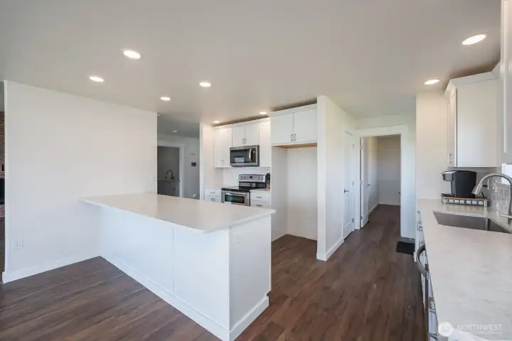 Large kitchen. Large kitchen.