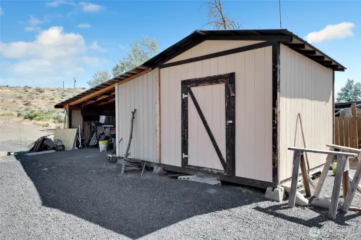 Outbuilding to store lawn equipment or toys. Outbuilding to store lawn equipment or toys.
