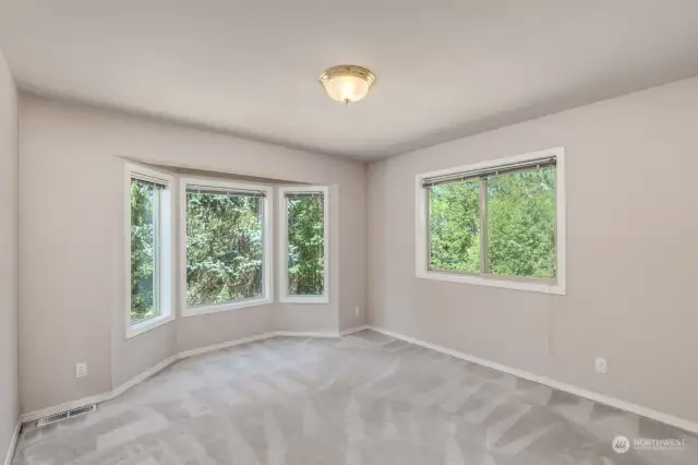 3rd Large Bedroom Features a Bay Window for even more extra space