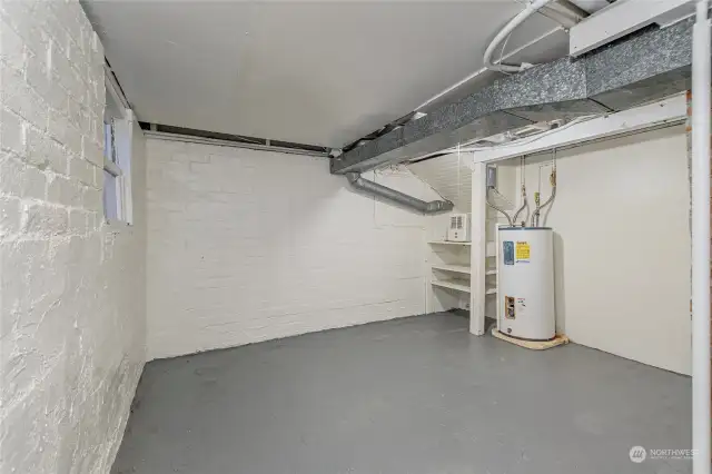 Basement and Hot Water Tank