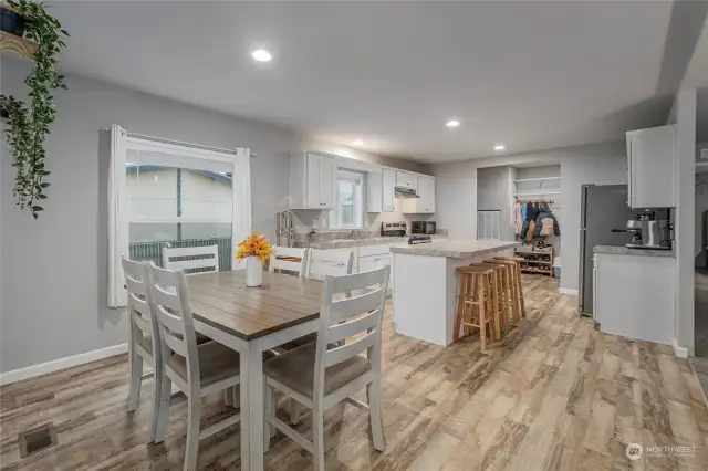 dining room off kitchen.