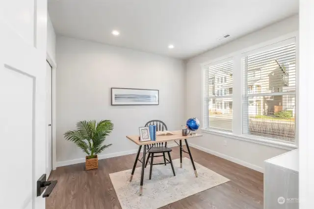 Work from home? This is the Main floor Bedroom (Guest bed #3) could be used as an office. 5 bedrooms gives a lot of options for remote work!