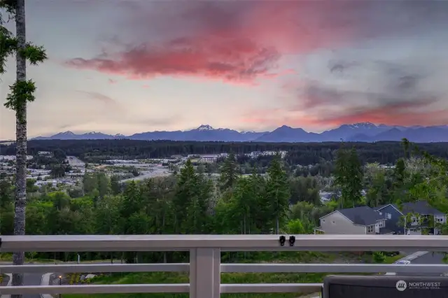 View from the deck is unobstructed