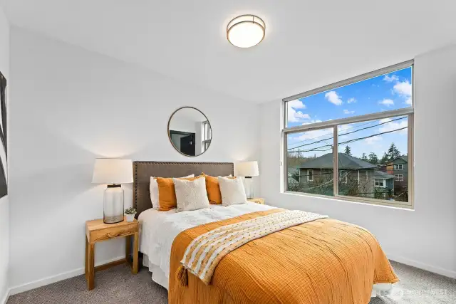 1 of 2 bedrooms on the 2nd floor
