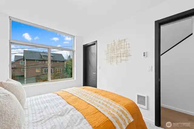 Large windows let the light in!