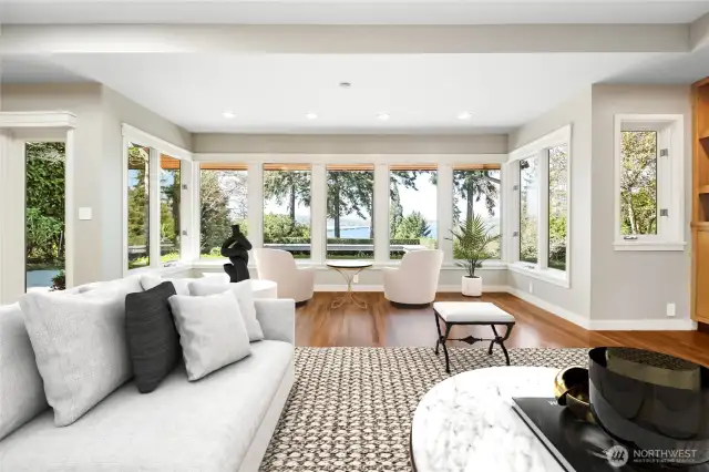 Surrounded by mature landscaping and thoughtfully placed for maximum privacy, this is a space where fine craftsmanship and serene beauty come together in perfect harmony.
