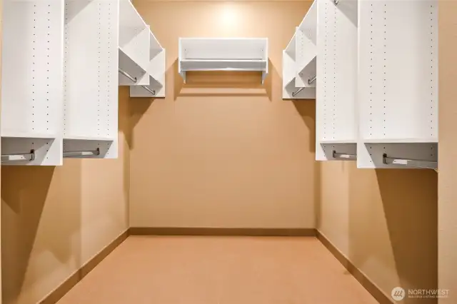 An Abundance of Storage in the Walk-In Closet