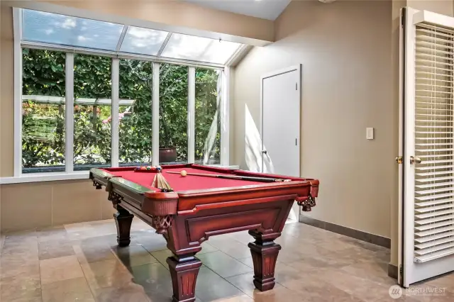 The Sunroom Offers Endless Possibilities  Whether you envision a serene sitting room, a vibrant pool room, or a creative space for crafts, this sun-filled room is ready to be tailored to your lifestyle.