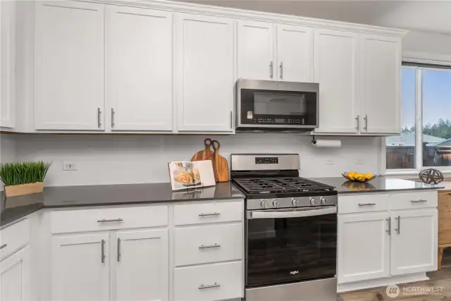 All stainless steel appliances stay