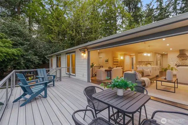 Indoor / Outdoor living to enjoy the fresh air and nature.